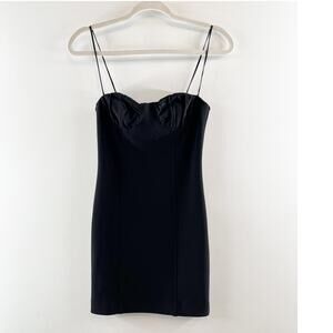 Bec + Bridge Sweetheart Neck Corset Top Mini Dress Black 4